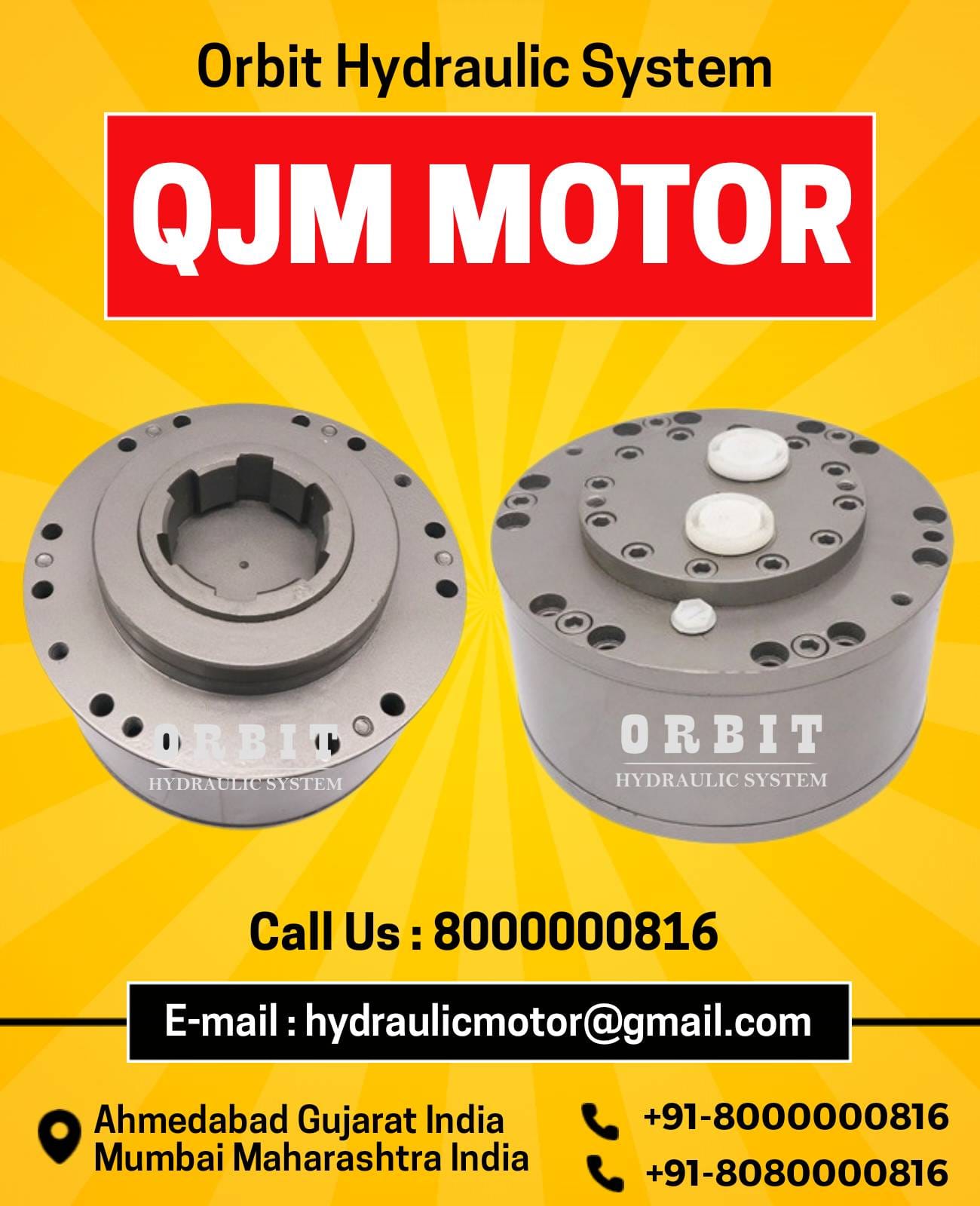 1QJM02 Hydraulic Motor in Rajkot Gujarat India