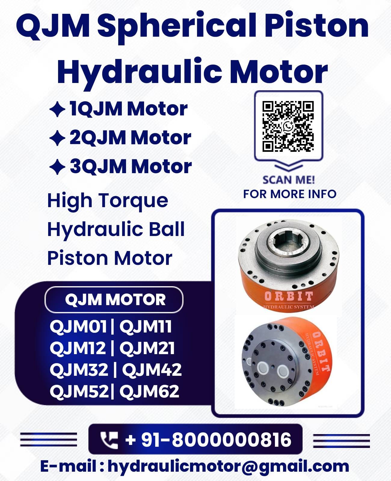 QJM Piston Hydraulic Motor in Hubli Dharwad Karnataka India